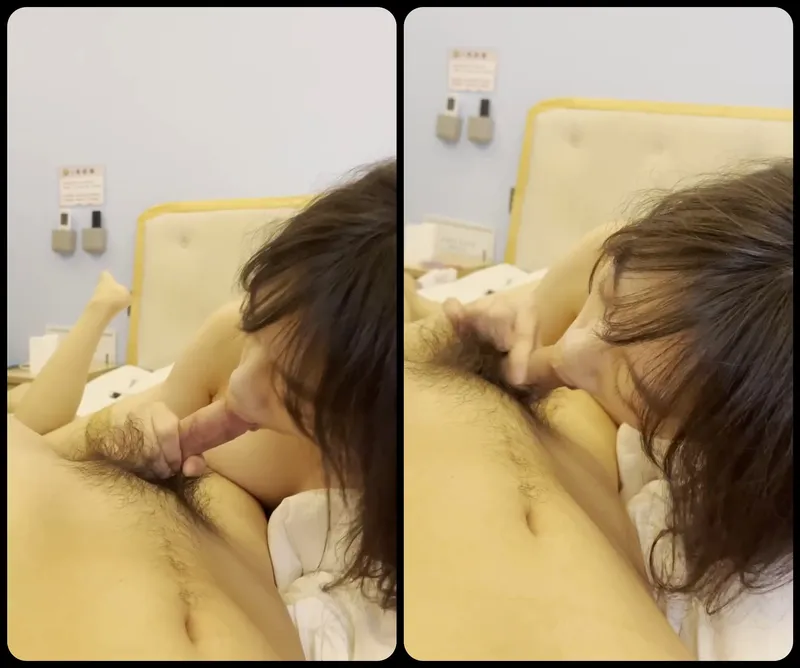 Con ghệ ngoan bú láp thằng nhỏ bự của anh